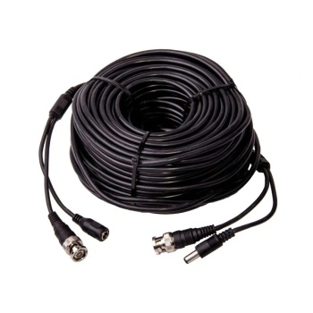 LDD-BNC-20M pre made shotgun cable 20m long, BNC and 2.1 DC plugs