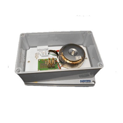 Dantech DA381 2x 24V AC 2A outputs in a mild steel enclosure, 230V input