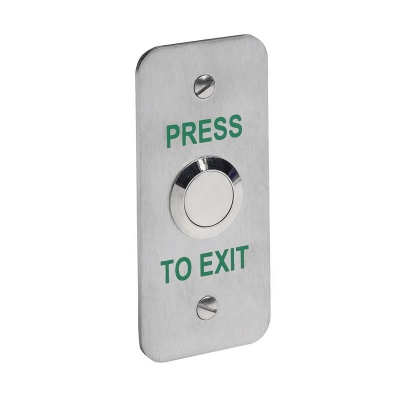Stainless Steel Door Release Button Narrow
