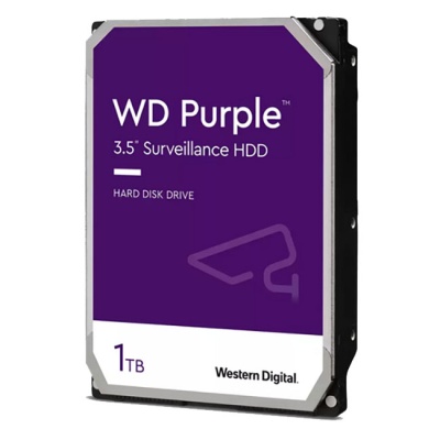 Western Digital 1TB Purple HDD installed and configured