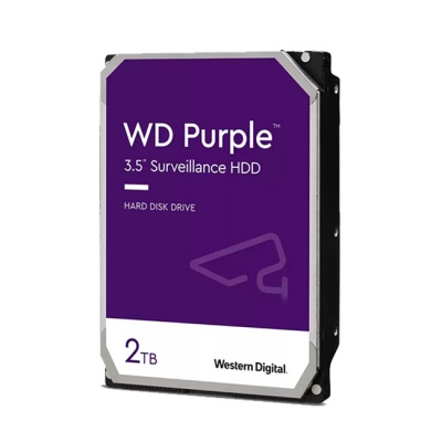 Western Digital 2TB Purple HDD installed and configured