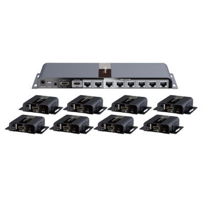 Antiference HDM-HDMI0108SCAT 8 Way HDMI Splitter/Extender